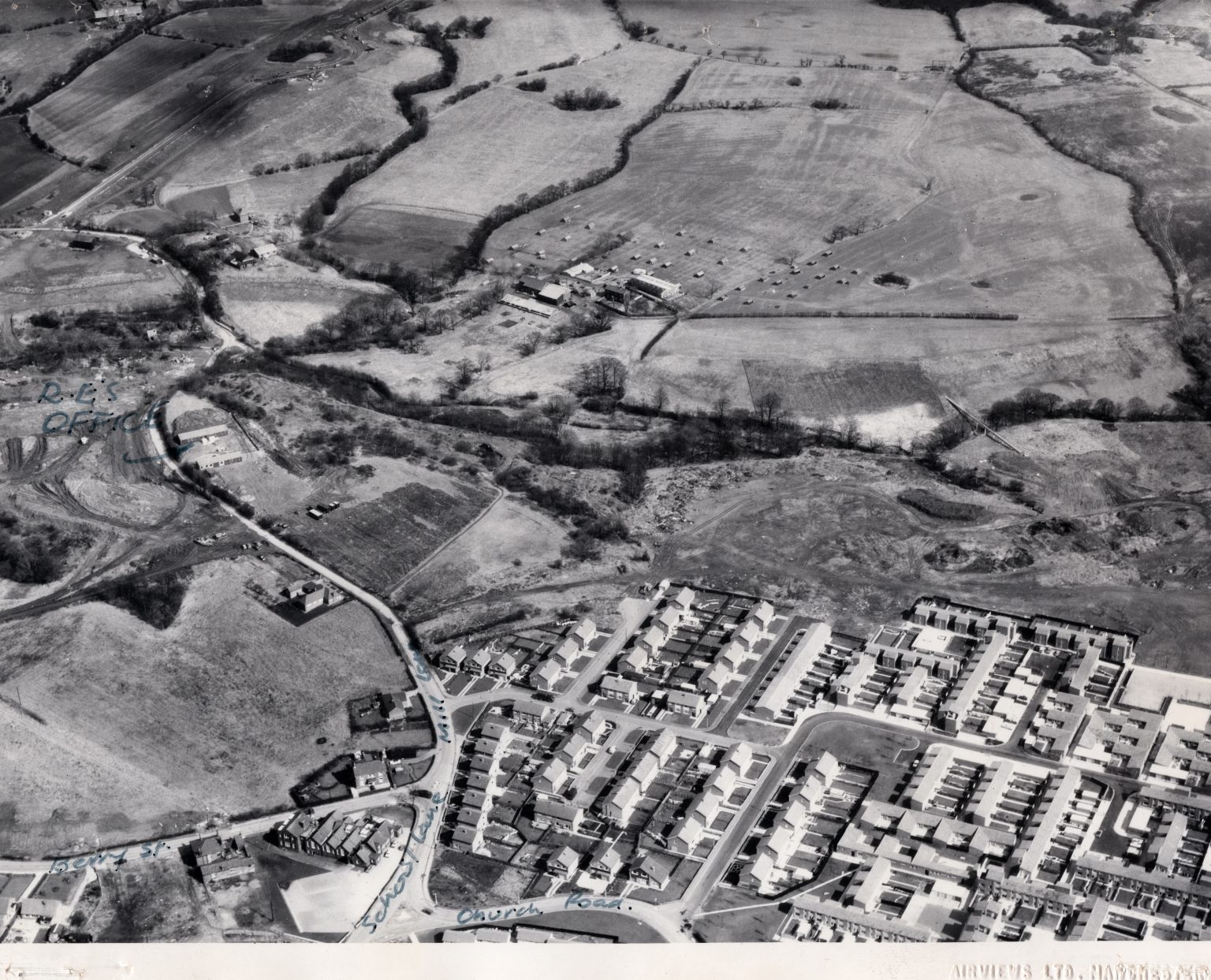 Berry Street, Mill Lane 1969 Skelmersdale Heritage Society