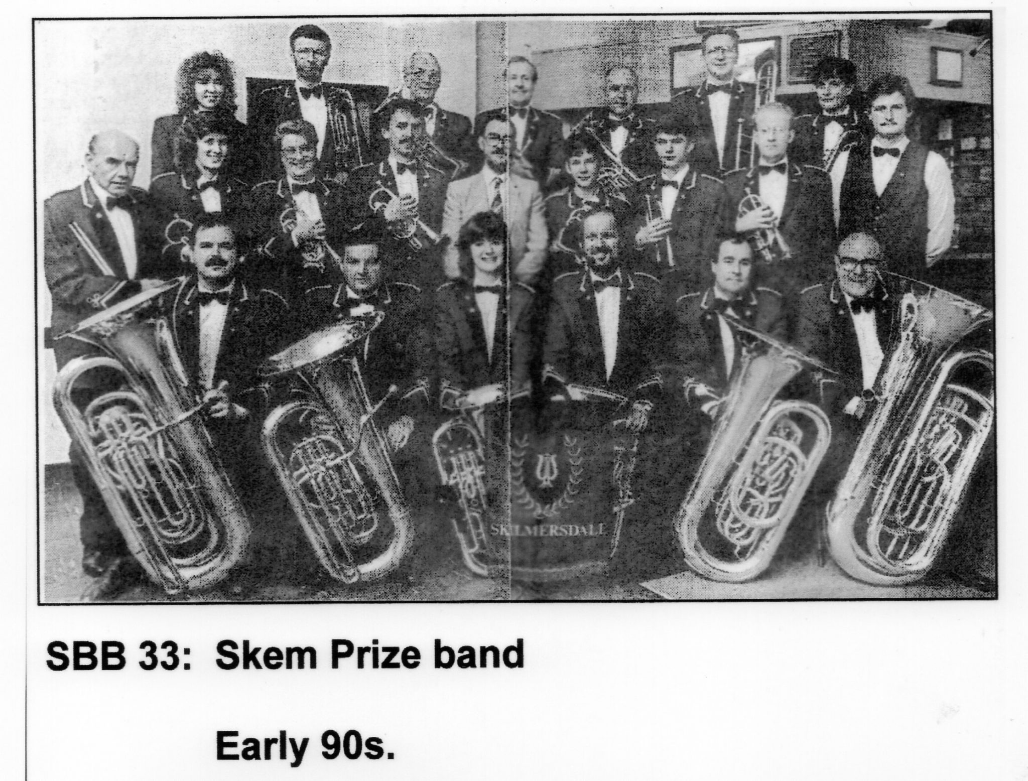 Skelmersdale Prize Band 1990s Skelmersdale Heritage Society
